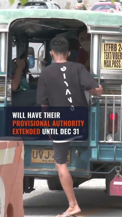 LTFRB: Individual traditional jeepneys can ply until .
